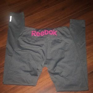 Reebok grey exercise leggings